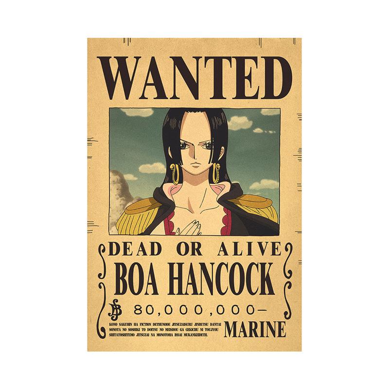 One Piece Bounty Poster Luffy Wanted Bounty Poster Shanks Sabo Ace One Piece Boa Hancock Trafalgor Law Gol D. Roger Yamato One Piece Posters