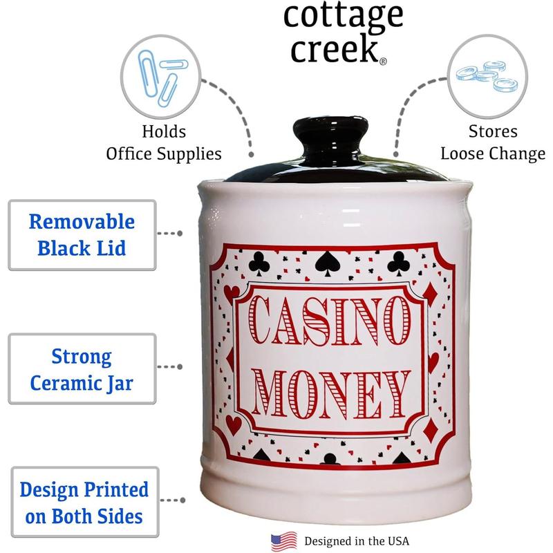 Casino Money Jar, Casino Gifts, Slot Machine Piggy Bank, Handheld Game Coin Bank, Casino Theme Party Decorations, Birthday Gifts for Women, Gifts for Him, Gambling Gifts