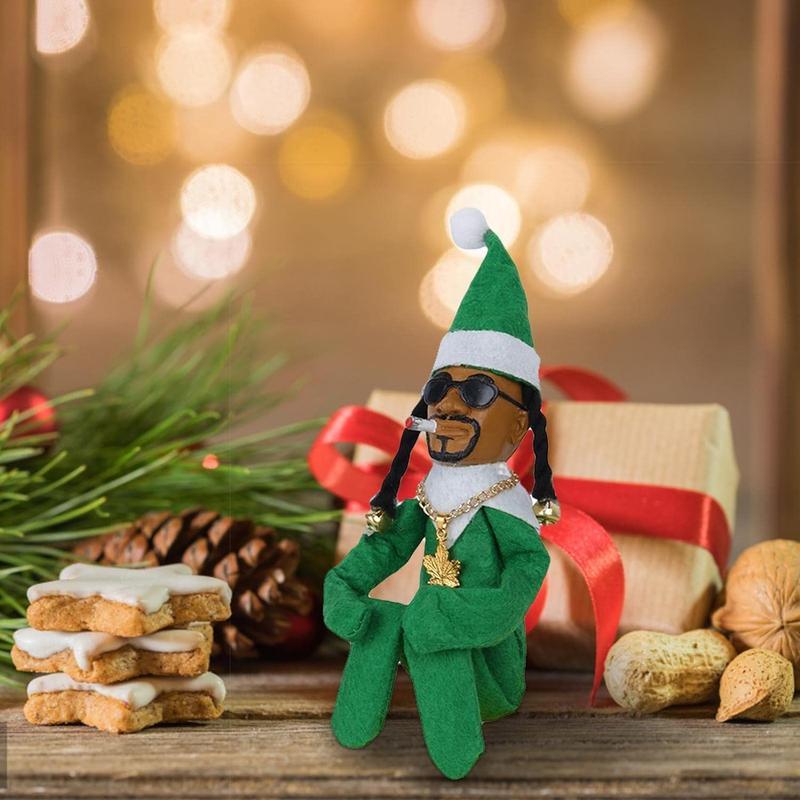 Christmas Elf Dolls Felt Dolls Eco Dolls spot peeping bent Snoop on a Stoop Christmas Elf Dolls Home Decor New Year Christmas Gifts Ornaments Decoration