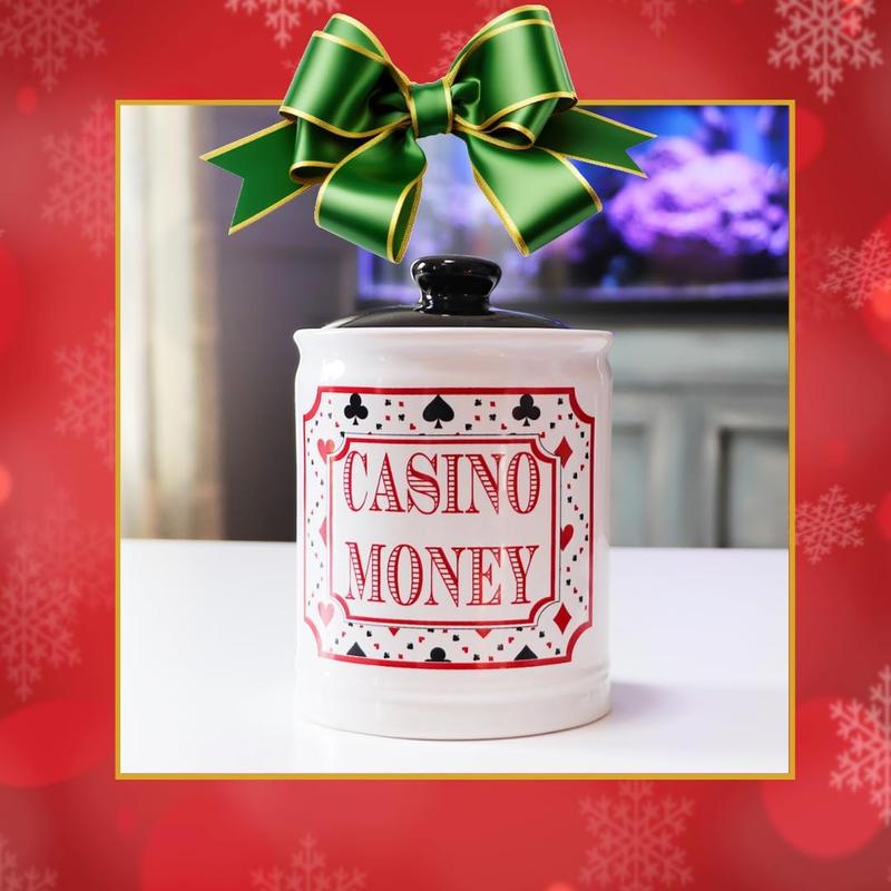 Casino Money Jar, Casino Gifts, Slot Machine Piggy Bank, Handheld Game Coin Bank, Casino Theme Party Decorations, Birthday Gifts for Women, Gifts for Him, Gambling Gifts