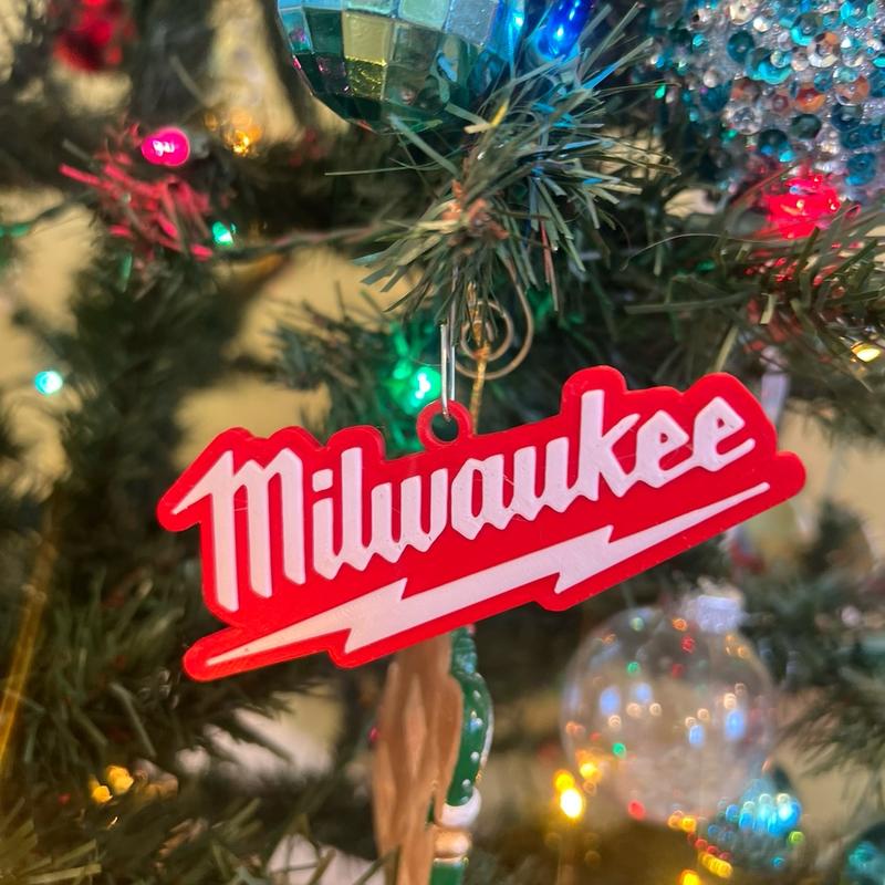 Milwaukee Ornament - Milwaukee Tools Christmas Ornament - Milwaukee Tools Gift