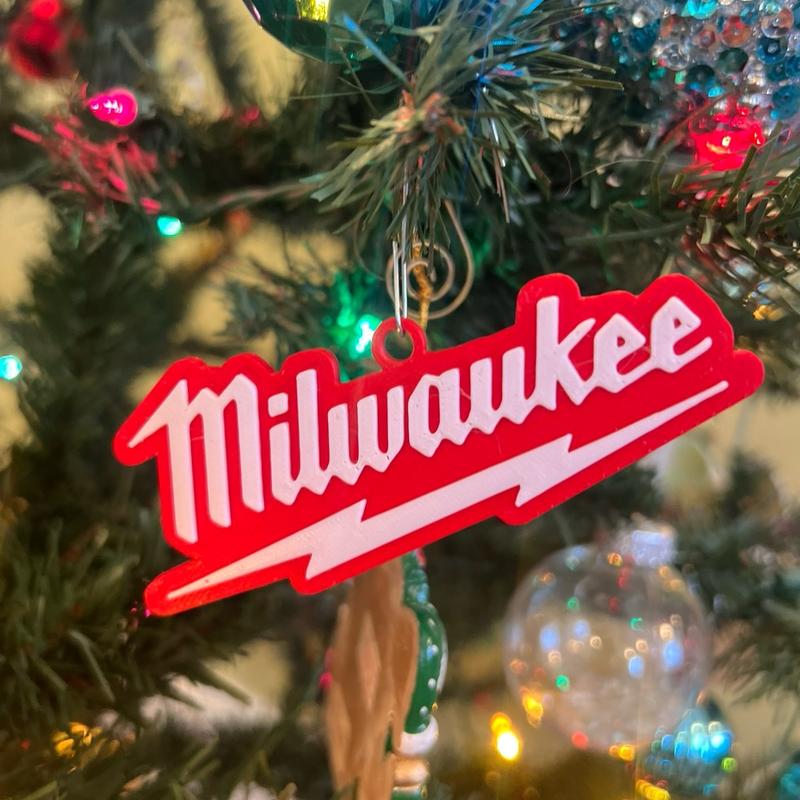 Milwaukee Ornament - Milwaukee Tools Christmas Ornament - Milwaukee Tools Gift