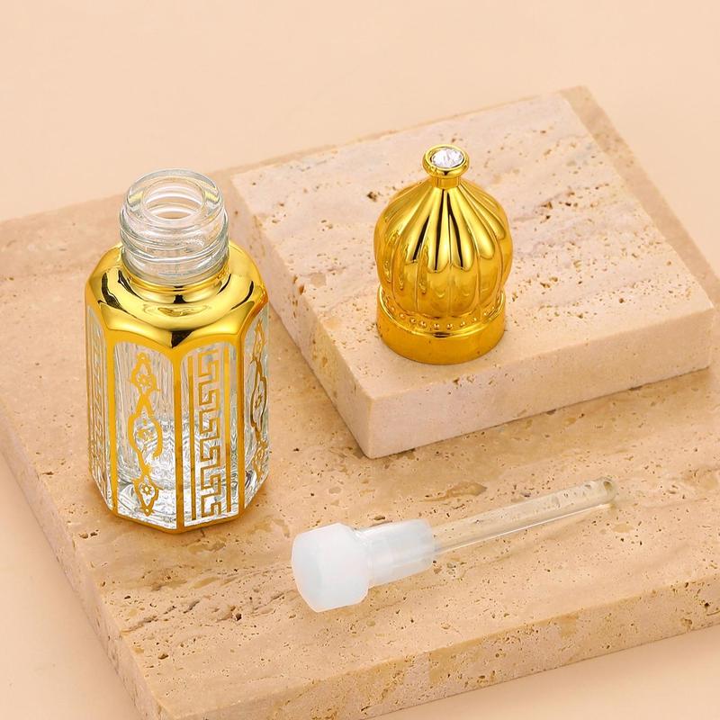 6ML Essential Oil Bottles, Perfume Dispenser Containers, Glass Dropper Glass Roller Empty Bottle