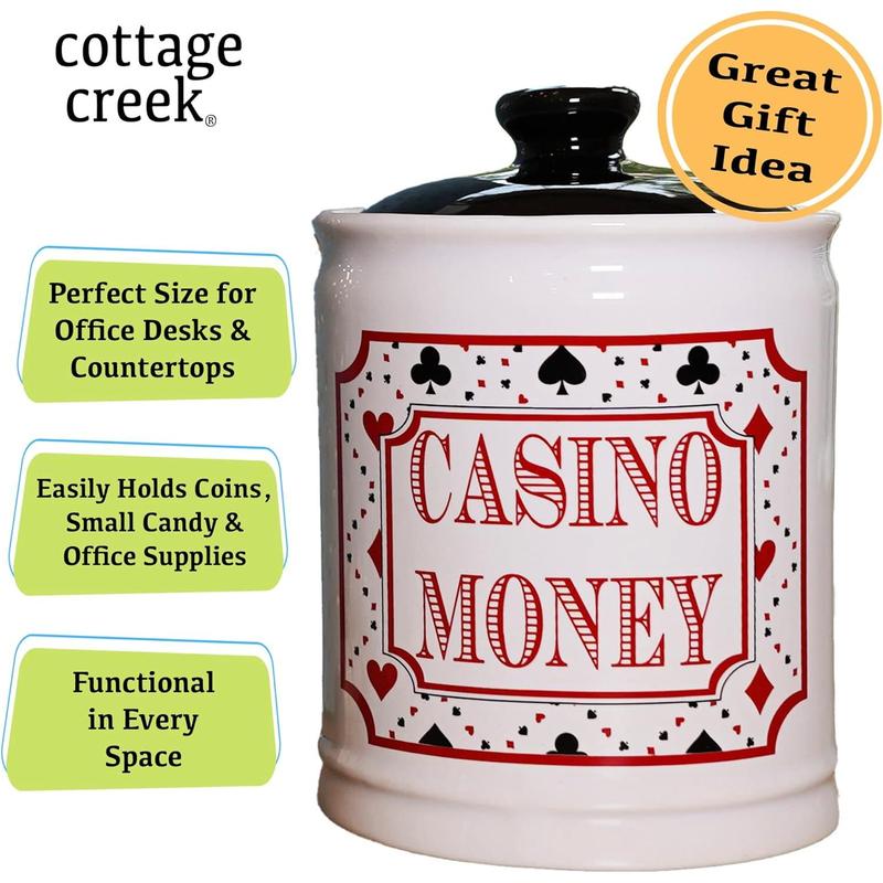 Casino Money Jar, Casino Gifts, Slot Machine Piggy Bank, Handheld Game Coin Bank, Casino Theme Party Decorations, Birthday Gifts for Women, Gifts for Him, Gambling Gifts