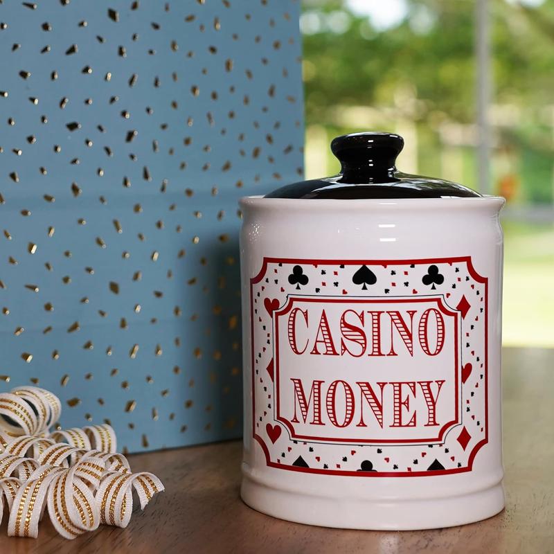 Casino Money Jar, Casino Gifts, Slot Machine Piggy Bank, Handheld Game Coin Bank, Casino Theme Party Decorations, Birthday Gifts for Women, Gifts for Him, Gambling Gifts