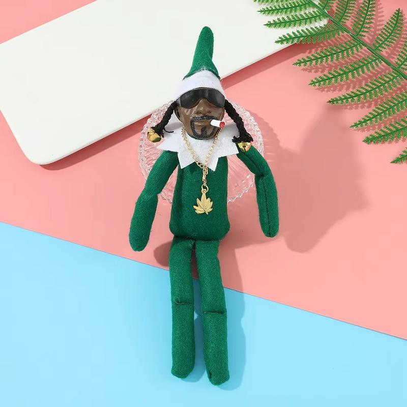 Christmas Elf Dolls Felt Dolls Eco Dolls spot peeping bent Snoop on a Stoop Christmas Elf Dolls Home Decor New Year Christmas Gifts Ornaments Decoration