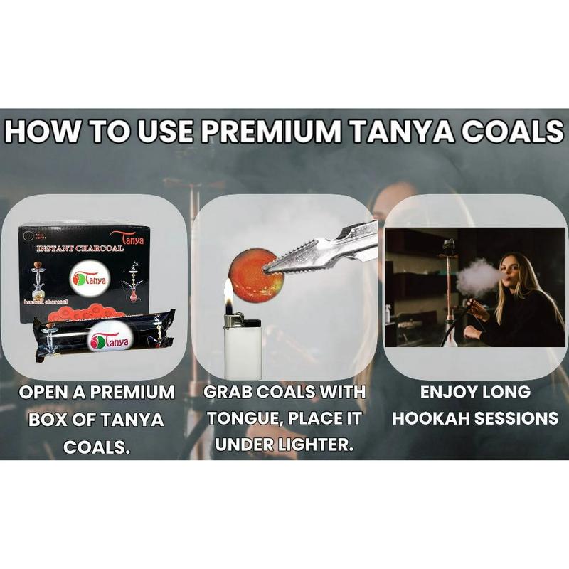 Tanya Incense charcoal Roll 100 Count 33mm Light Pack