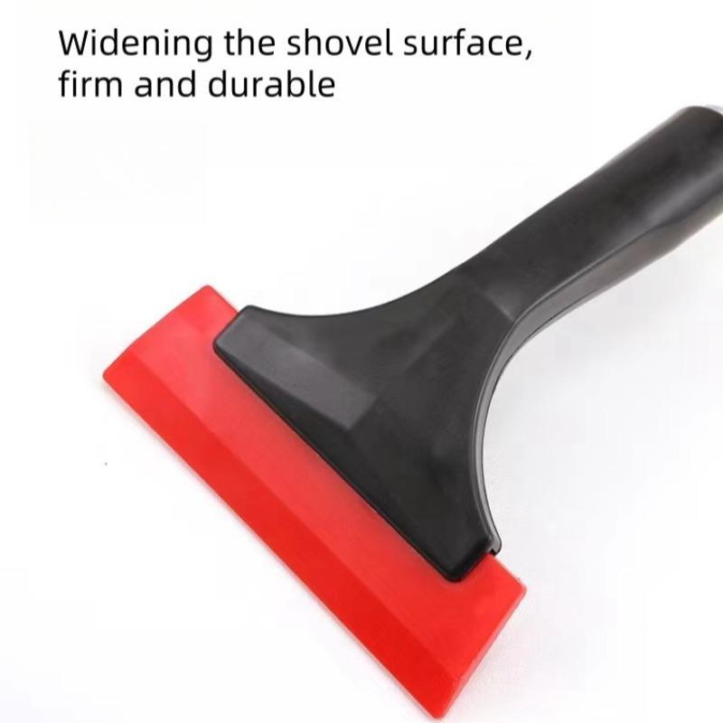 Christmas Retractable Handle Snow Shovel, Ice Scraper for Car Windshield, Scratch-Free Auto Window Snow Scraper, Professional Portable Snow Removal Tool