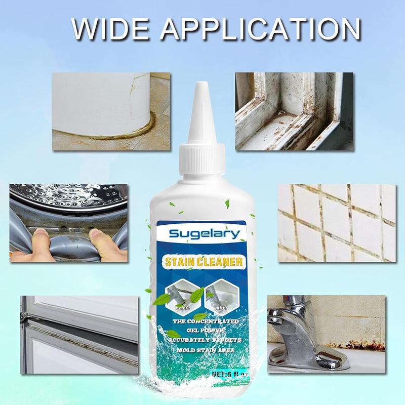 Mold Remover Gel, Household Mold Cleaner for Washing Machine, Refrigerator Strips, Grout Cleaner Best for Home Sink, Kitchen, Showers