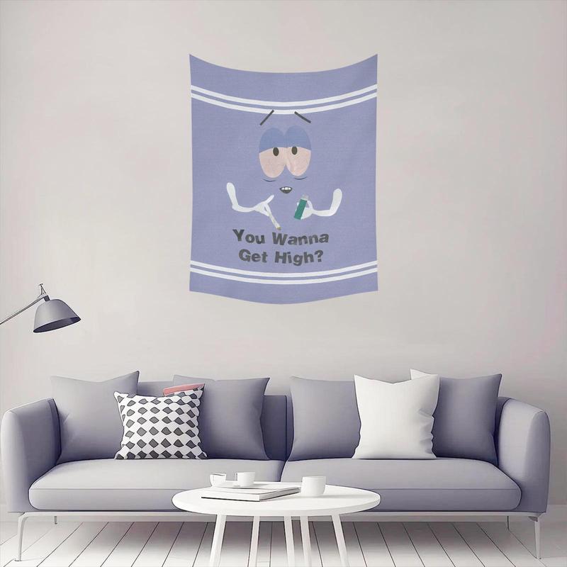 South Park Ultra Soft Funny  tapestry 40x30in Banner for College Dorm Cave with Suitable for Indoor Outdoor Decoration