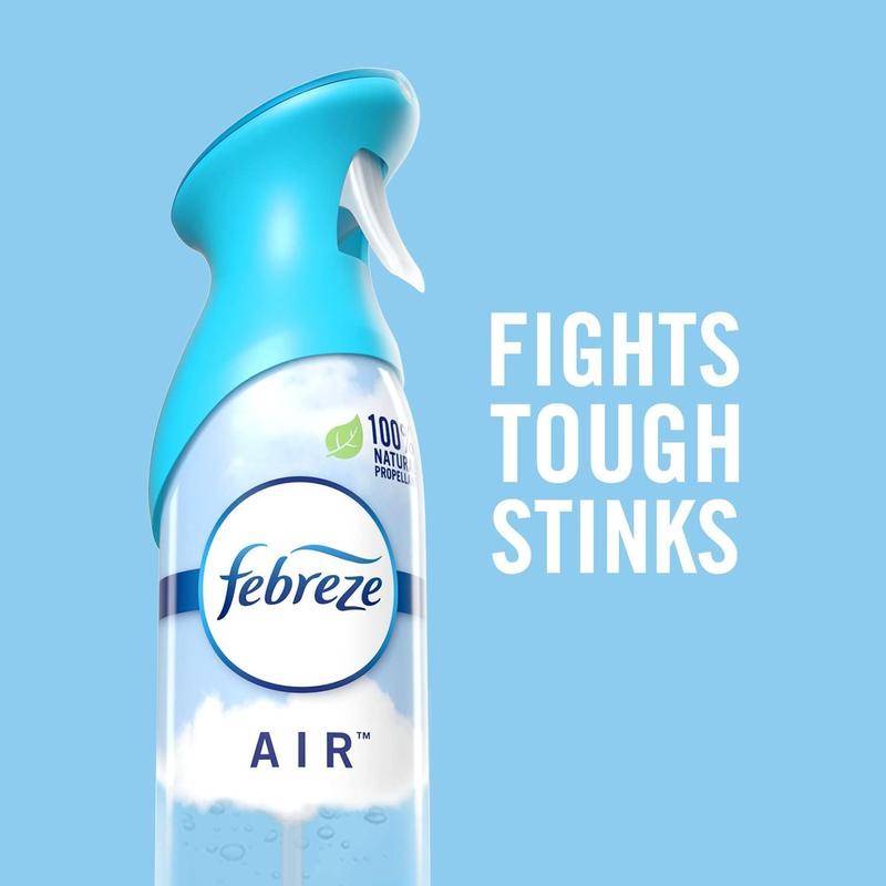 Febreze Air Mist Air Freshener Spray, Odor-Fighting Room Spray, Air Fresheners for Home and Bathroom and Kitchen, Aerosol Can, Gain Original Scent, 8.8oz, 2 Count