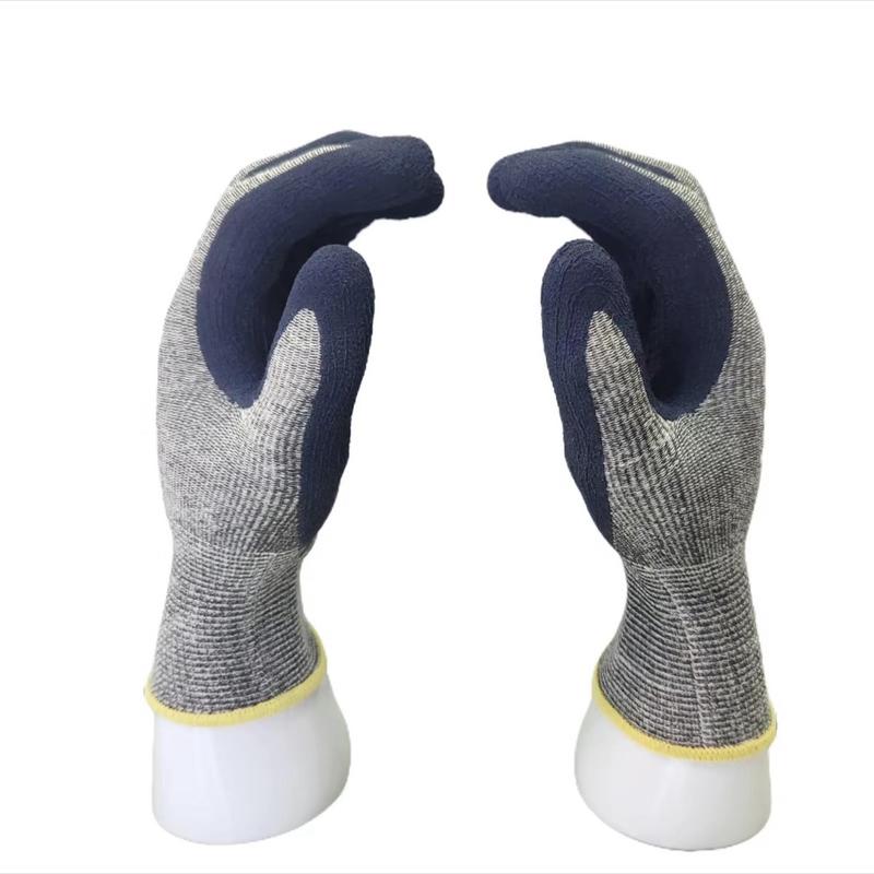 12 PAIR D-GRIP LATEX FOAM COATED GLOVES WITH COTTON LINING