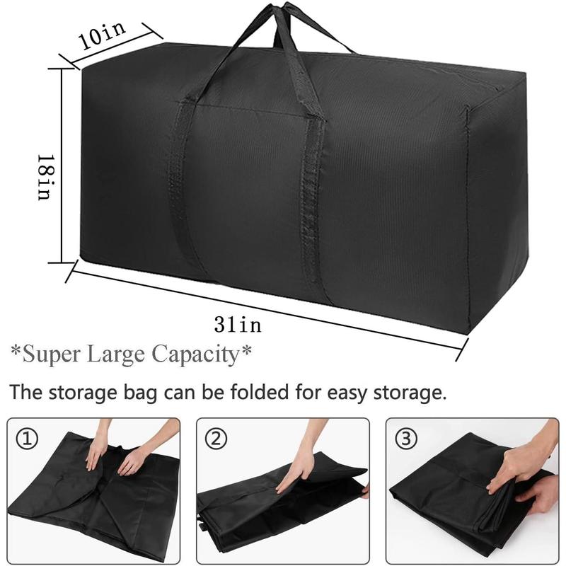 Extra Large Moving Bags with Strong Zippers & Carrying Handles, Storage Bags Storage Totes for Clothes, Moving Supplies, Space Saving Oversized Storage Bag Organizer for Moving, Traveling Set Boxes