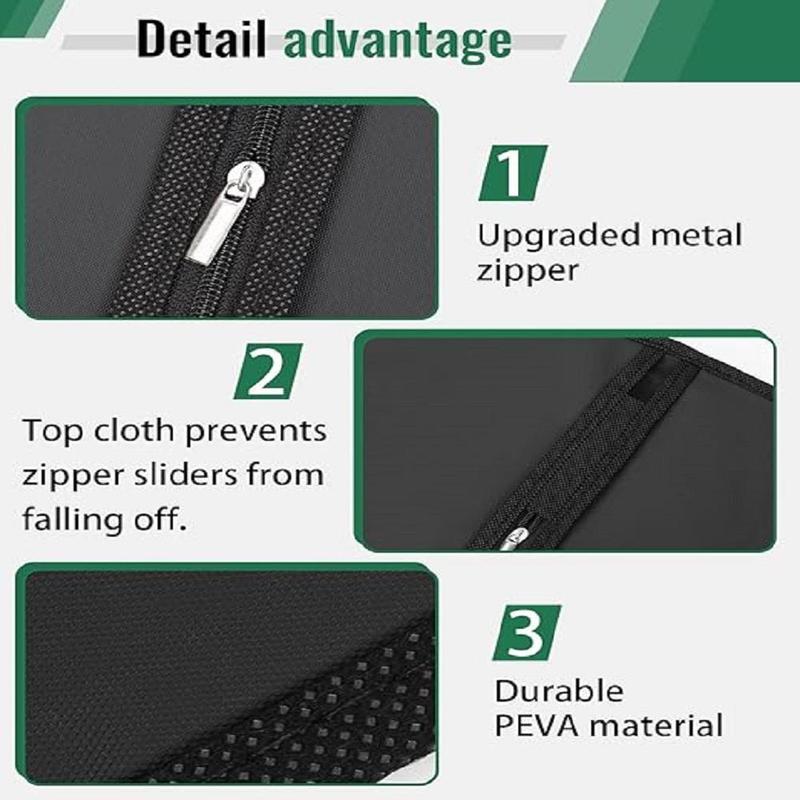 Clothes Dust Cover, 8 Counts set Reusable Waterproof Clothes Storage Bag, Clothes Dust Cover for Home Closet Wardrobe Travel