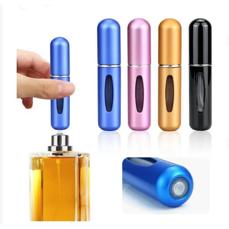 excellent 4count 5ML Refillable Perfume Atomizer Travel, Portable Mini Pocket Perfume Atomizer Bottle Spray for Women Mens Small Mister Spray Bottle for Travel Accessories