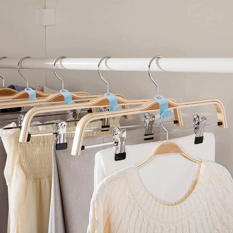 40 PCS Clothes Hanger Connector Hooks Closet Organizer Space Saving Clip - Durable & Eco-Friendly Material - Hanging, Plastic