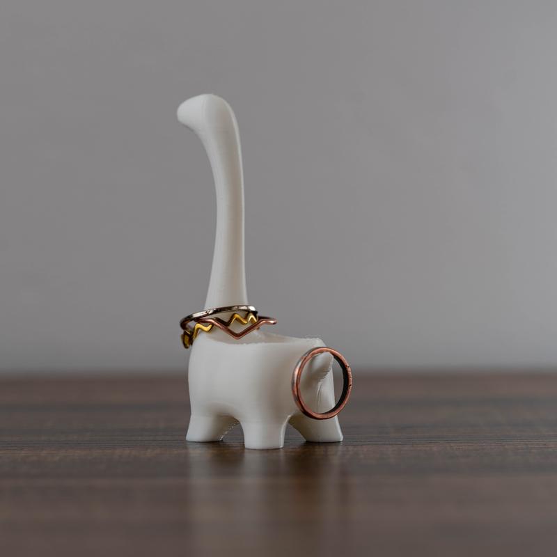 Cute Dinosaur Jewelry Ring Holder Display | Minimalist Decor