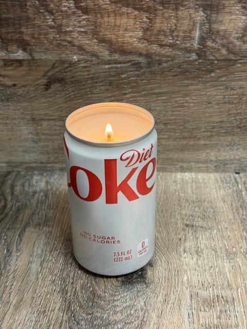 Vineyard Candle Co - Diet Coke Scented Soy Wax Candle - 7.5oz, 12oz, 16oz - Hand, Glass Ornaments Freshener candle - Aroma, Perfume