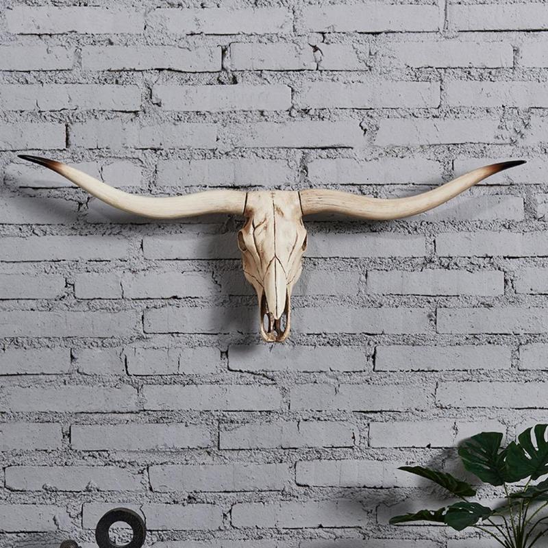 Creative Bull Head Design Wall Hanging Decorating Ornament, Bull Head Wall Art, Wall Hanging Decor for Home Living Room Bedroom, Room Decor, Home Decor, House Decor, Artistic Decoration, Wall Decor, Decoration Items