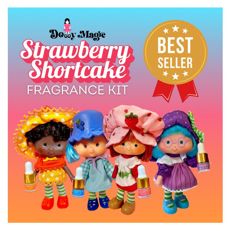 Strawberry Shortcake Fragrance Oil Set  - Smells Just like 1980s Vintage Strawberry Shortcake Dolls!