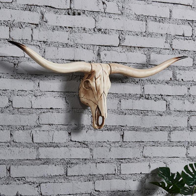 Creative Bull Head Design Wall Hanging Decorating Ornament, Bull Head Wall Art, Wall Hanging Decor for Home Living Room Bedroom, Room Decor, Home Decor, House Decor, Artistic Decoration, Wall Decor, Decoration Items