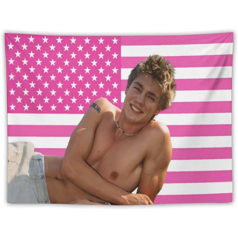 Chad Star Michael Murray Tapestry National Flag Poster Dormitory Living Room Bedroom Interesting Tapestry Indoor And Outdoor Fashion Personality Home Decoration 30