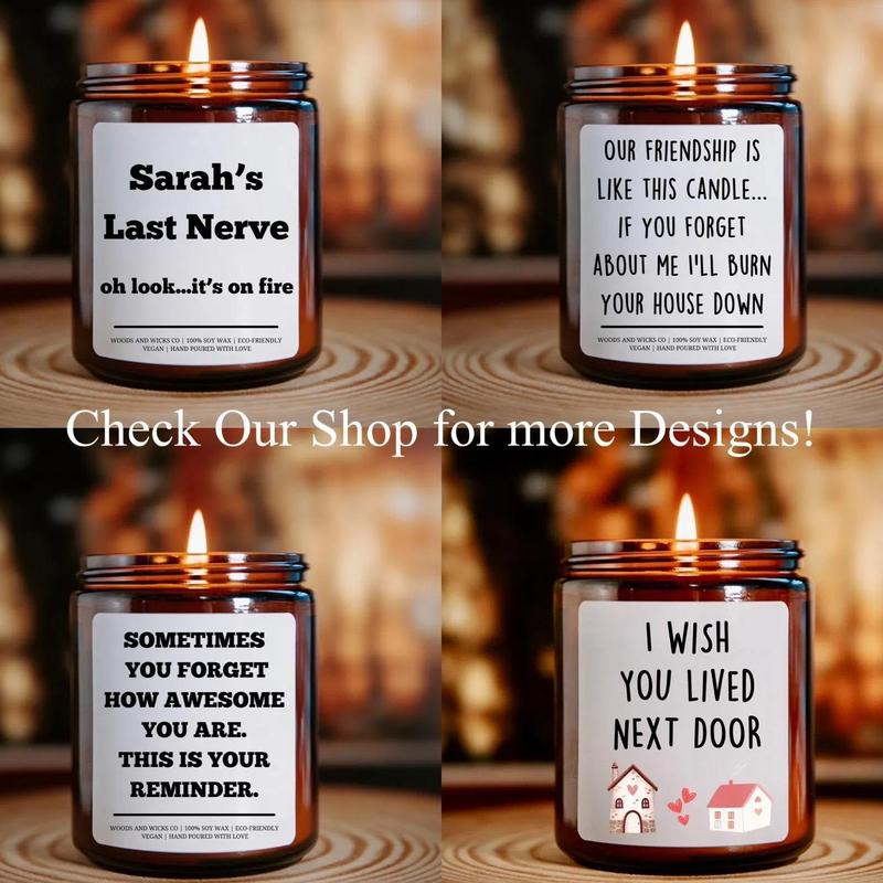 Crazy Cat Lady - Cat Mom Gifts - Cat Christmas Gift, Funny Candle - New Kitten Gifts - Gifts for Meow Lovers