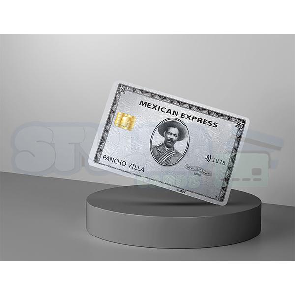 pancho villa express debit card sticker