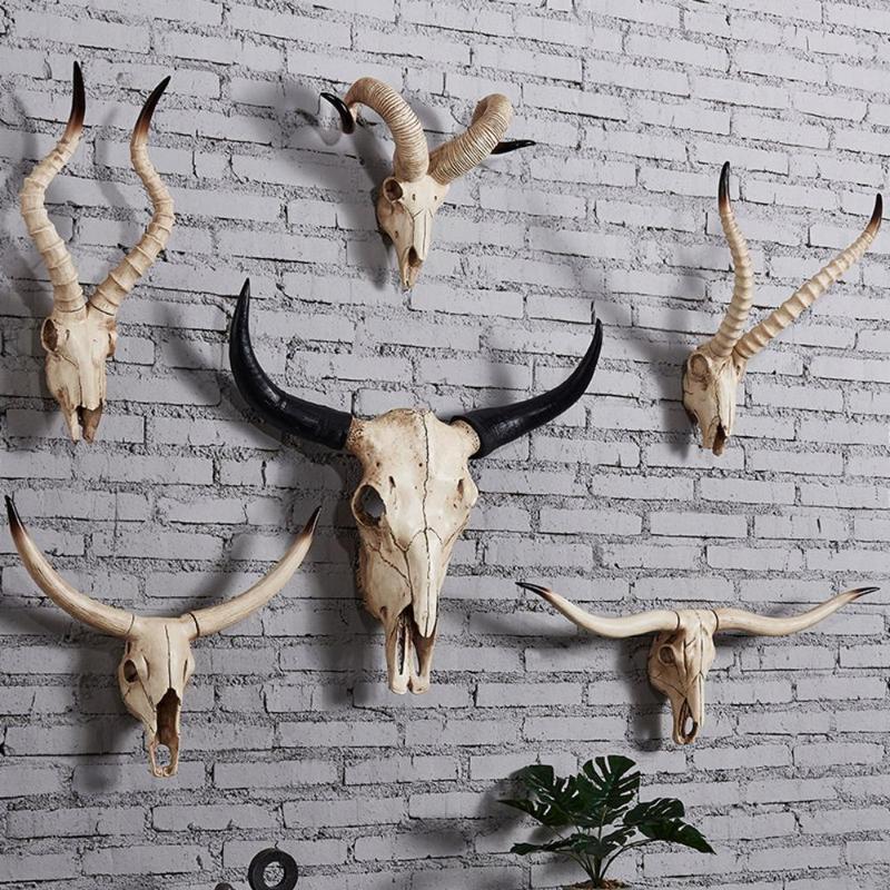 Creative Bull Head Design Wall Hanging Decorating Ornament, Bull Head Wall Art, Wall Hanging Decor for Home Living Room Bedroom, Room Decor, Home Decor, House Decor, Artistic Decoration, Wall Decor, Decoration Items